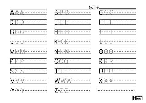 Image result for Writing Alphabet Practice PDF