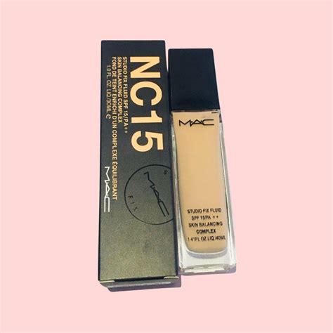 Image result for Mac Studio Fix Fluid Foundation NC15