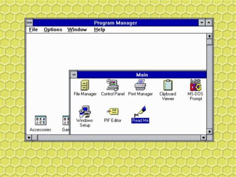 Image result for Windows 3.1 File Manager