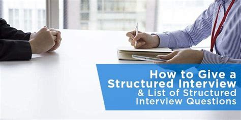 Image result for Structured Interview Example