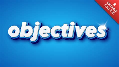 Image result for Objective Text Vector