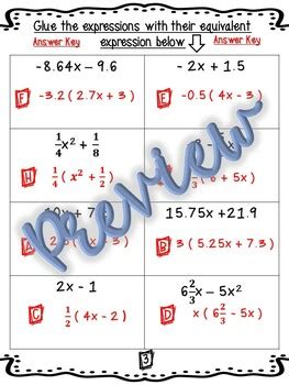 Image result for Rational Numbers Distributive Property Worksheet