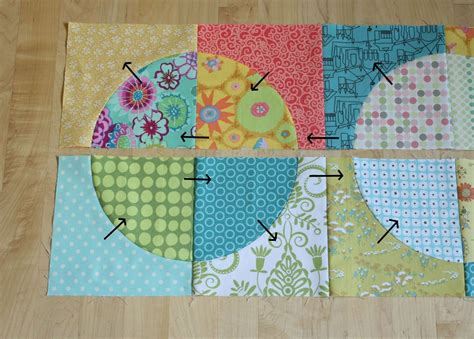 תוצאת תמונה עבור Easy Circle Quilt Pattern