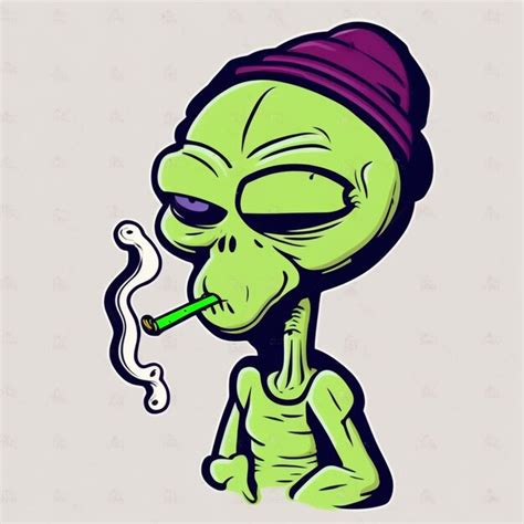 Image result for Alien Smoking Cartoon Wallpaper