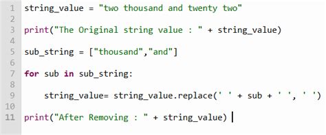 Image result for Delete Substring From String Python