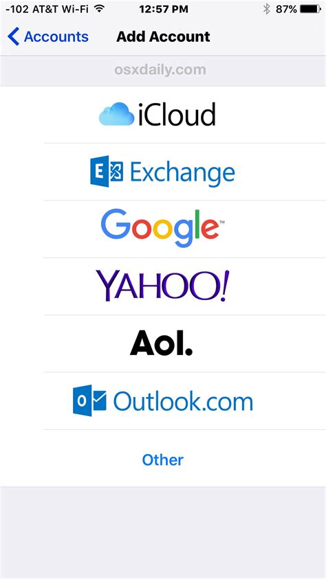 Image result for iOS Add Email