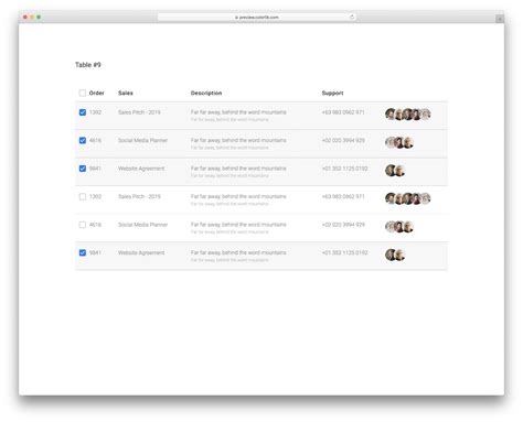 Image result for HTML/CSS Table Templates