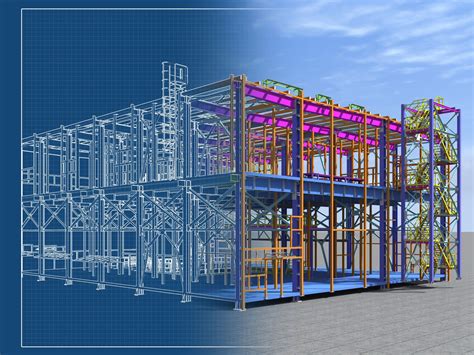 Steel Structure 3D Modeling എന്നതിനുള്ള ഇമേജ് ഫലം