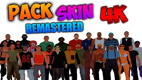 Pack de Skin (Remasterizados) Para Gta San Andreas y SAMP 2023 - YouTube