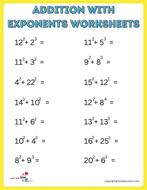 Image result for Addition with Exponents