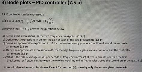 Afbeeldingsresultaten voor PID Controller Bode Plot