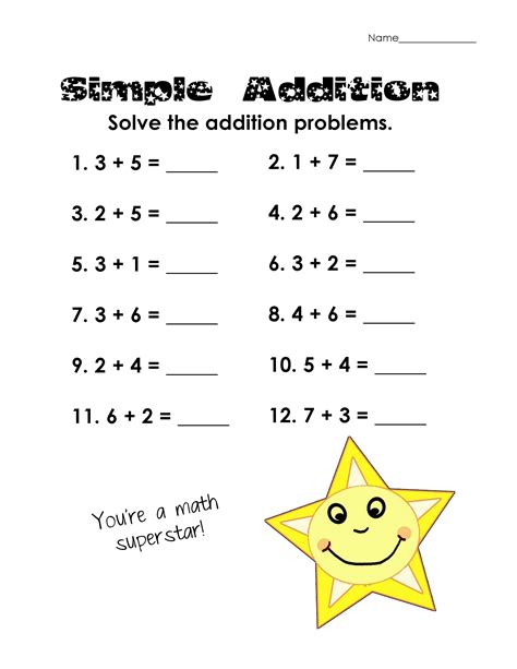 Image result for Fun Easy Math Worksheets