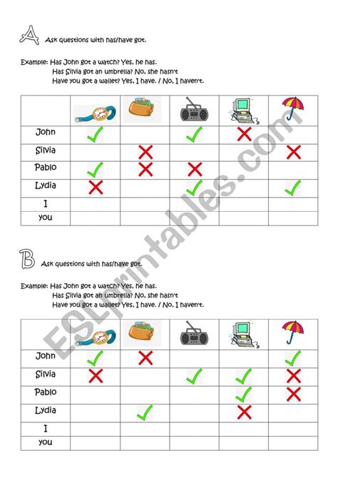 Image result for ESL Have Question Form