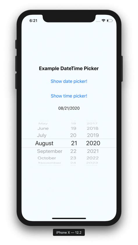 React Date Time Range Picker Example に対する画像結果