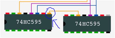 Daisy Chain 74HC595 Arduino-এর ছবি ফলাফল