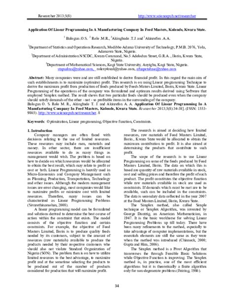 Image result for Linear Programming Masters