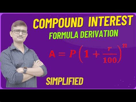 Image result for Derive Compound Interest Formula