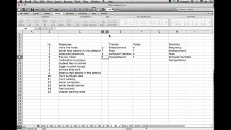 Image result for Qualitative Coding Excel Spreadsheet