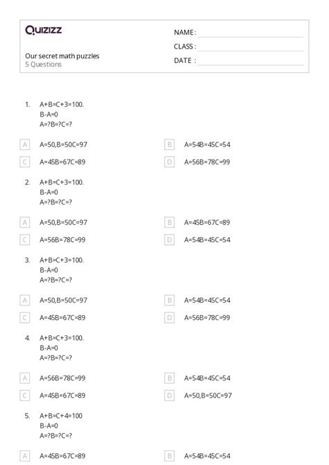 Image result for Grade 3 Math Puzzles
