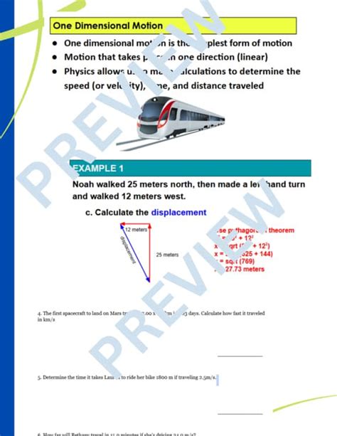 Afbeeldingsresultaten voor One-Dimensional Motion Graph