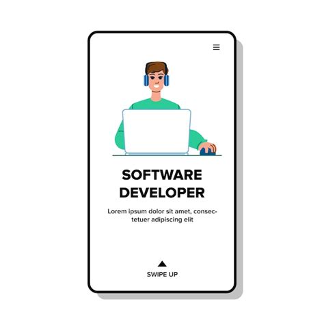 Toradh íomhá ar Vector Developer Person