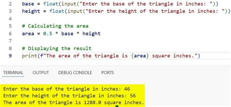 Area of Triangle in Python に対する画像結果