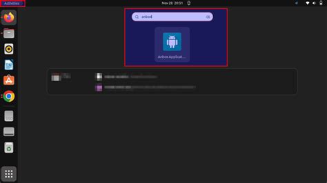 Toradh íomhá ar Linux Run Android Apps