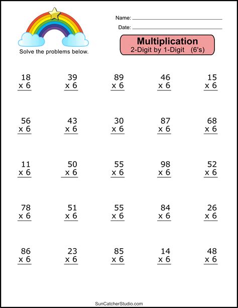 Image result for 5 Digit Multiplication Worksheets