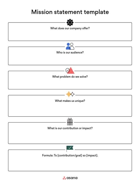 Mission Statement Template PDF | PDF