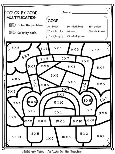 Toradh íomhá ar Fun Multiplication Worksheets 3rd Grade Math