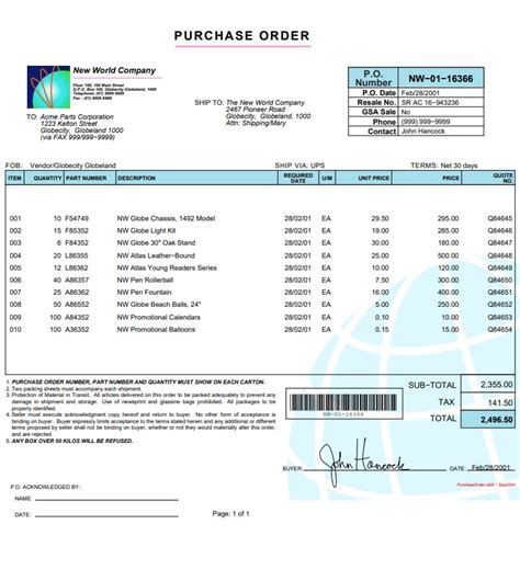 Image result for Local Purchase Order Format PDEA