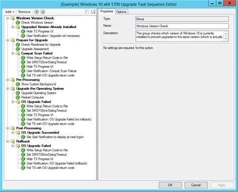 ConfigMgr Task Sequence에 대한 이미지 결과
