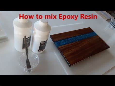 Image result for How to Mix Clear Epoxy and Resin Glue