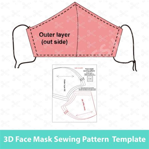 Molded Face Mask Pattern に対する画像結果