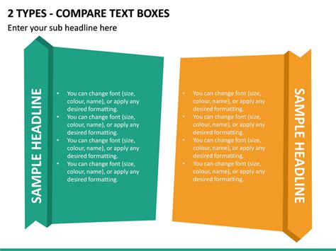 2 Text Box Comparison Slide に対する画像結果