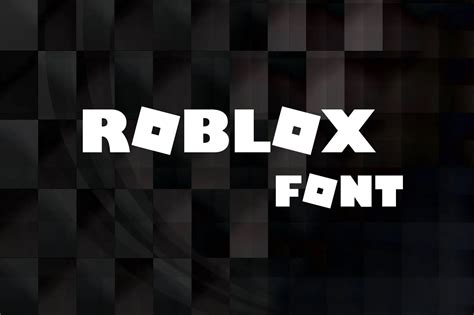 Afbeeldingsresultaten voor What Font Is Roblox Logo