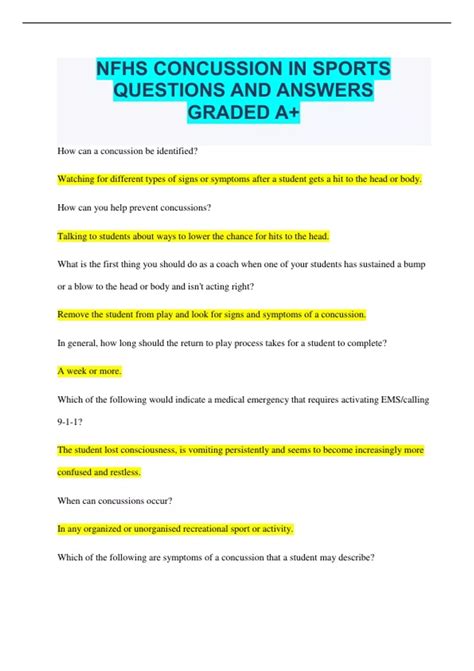 Toradh íomhá ar Concussion Test for Sports