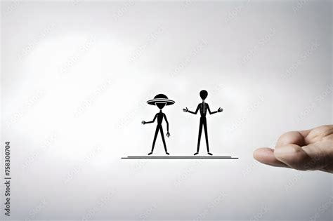 Image result for Alien Abduction Tattoo Stick Figure
