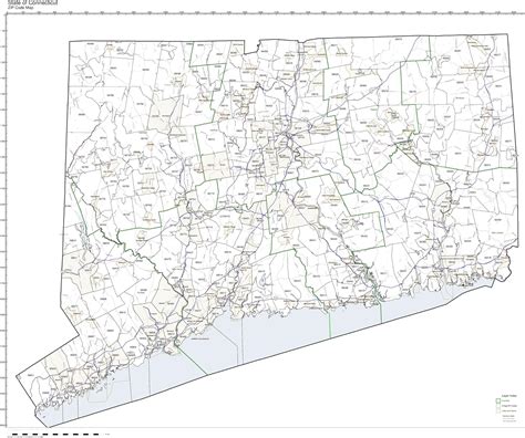 Image result for Connecticut 3 Digit Zip Code Map