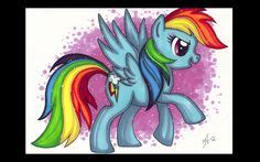Toradh íomhá ar Rainbow Dash Speed Drawing