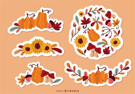 تصویر کا نتیجہ برائے Fall Stickers in a Line