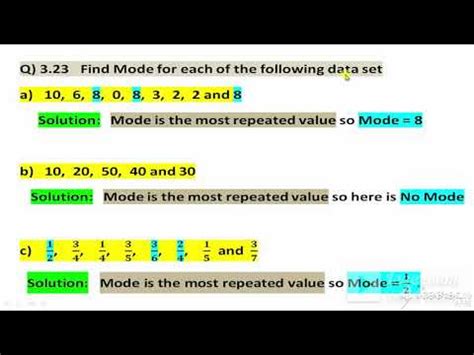 Image result for Mode Calculation Formula