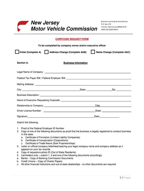 Afbeeldingsresultaten voor NJ Corp Code