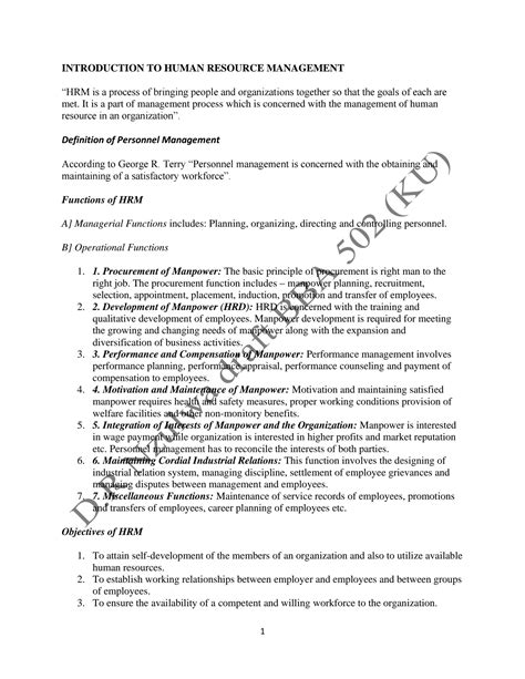 Toradh íomhá ar Question Paper BBA Human Resource Management