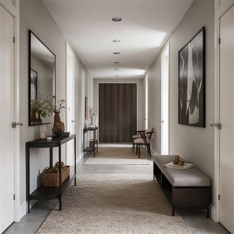Image result for Long Hallway Design