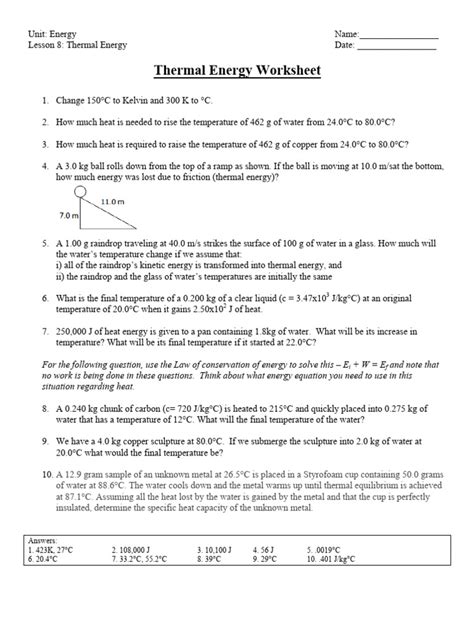 Image result for Free Science Lessons Thermal Energy