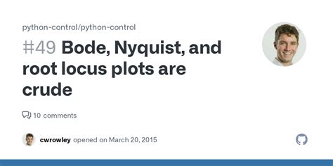 Image result for Python Control Systems Bode Rlocus