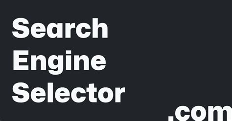 Image result for Search Engine Selector Android