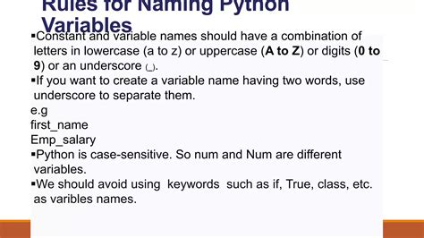 Image result for Legal Variable Names in Python