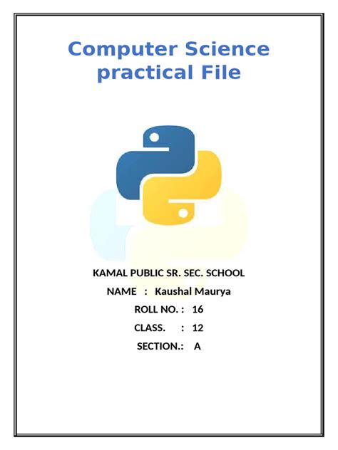 Toradh íomhá ar Computer Science Project Work
